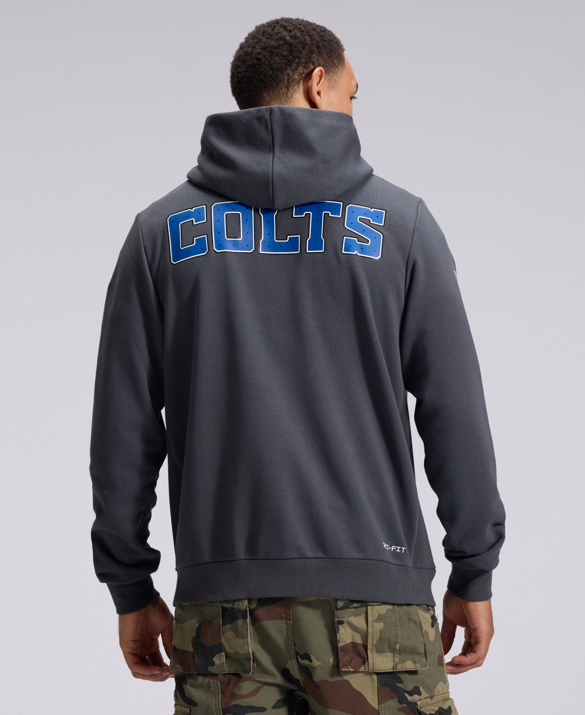 Nike Men's Anthracite Indianapolis Colts 2026 Rivalries Collection Sideline Pullover Hoodie