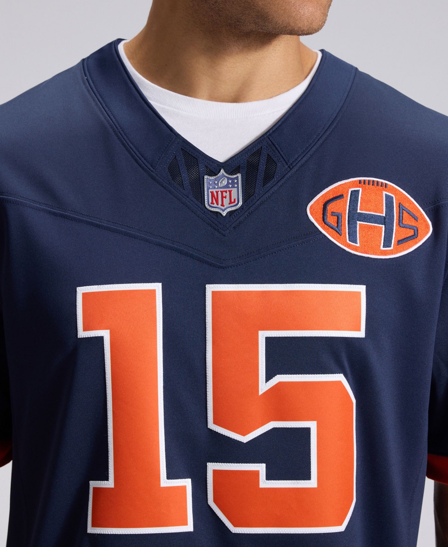 Men's Rome Odunze Navy Chicago Bears 2026 Rivalries Collection Vapor F.U.S.E Stitched Limited Jersey