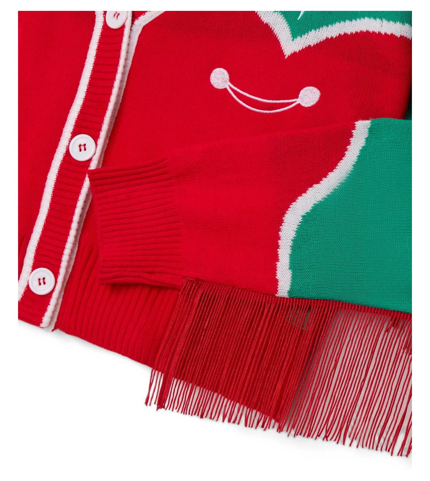 Women's Christmas Cowgirl Cropped V-Neck Cardigan