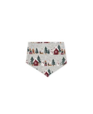 Kids Boy Cotton One Piece Christmas Bandana for Dogs Holiday Print