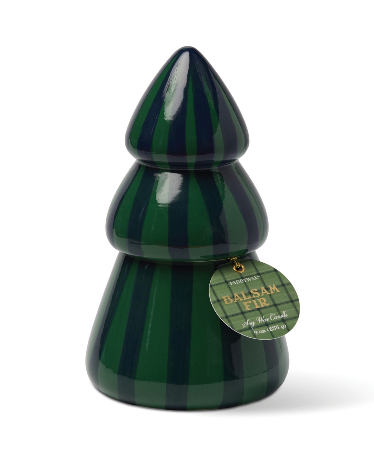 Paddywax Balsam Fir Holiday Cabana Candle Tree, 4.2" In Green