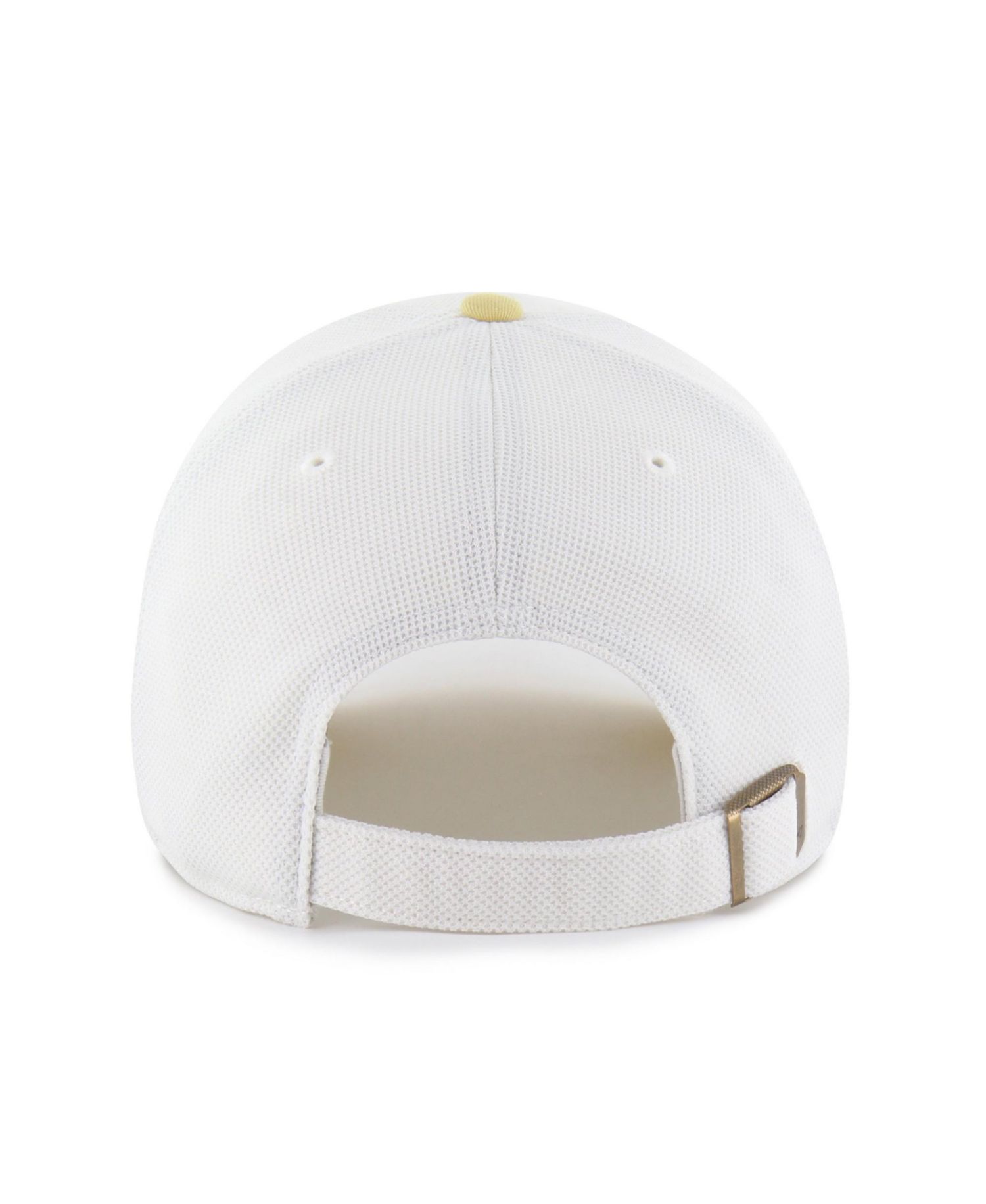 Men's and Women's '47 White/Gold Wake Forest Demon Deacons Pique Patch Clean Up Adjustable Hat