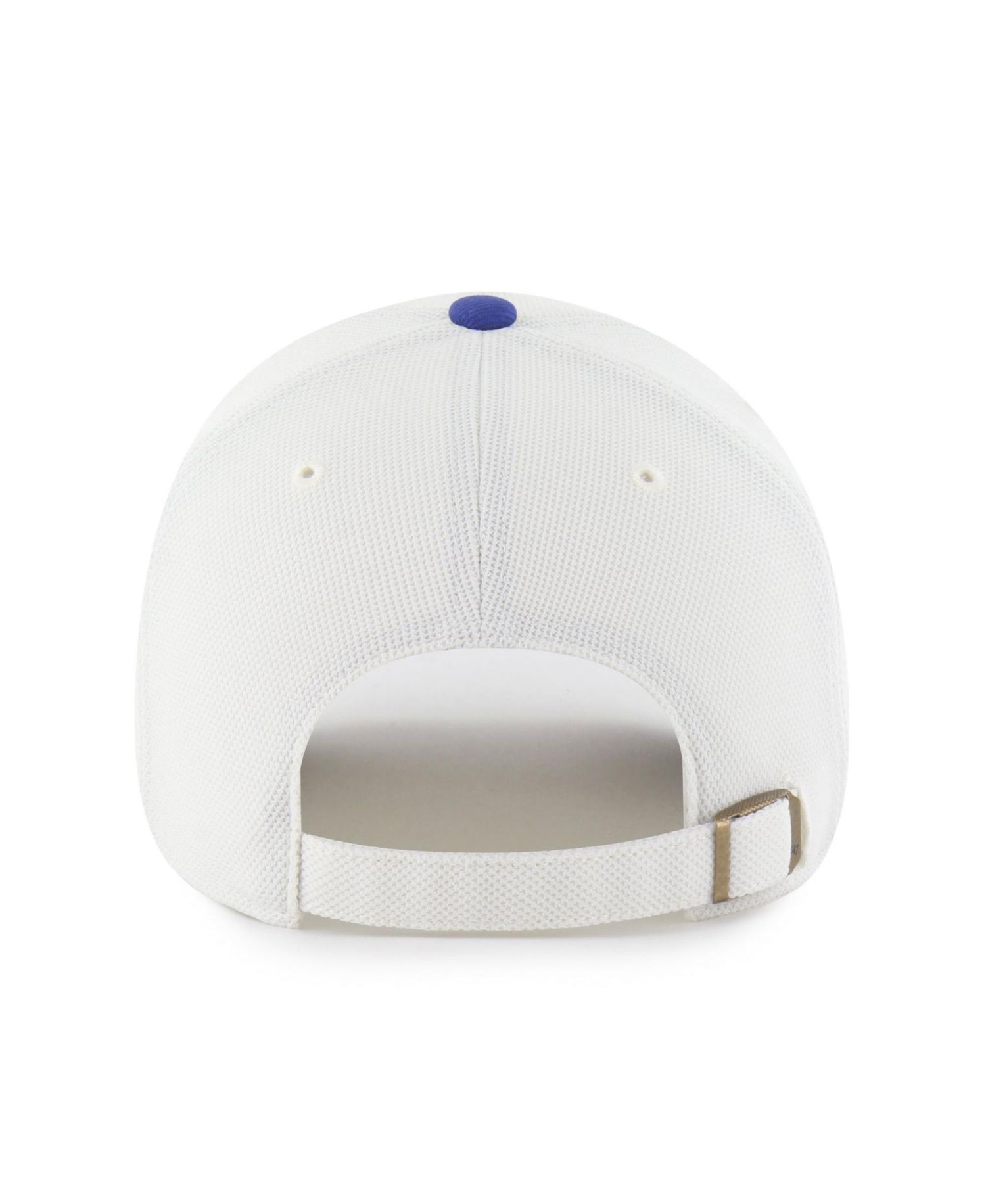 Men's and Women's '47 White/Royal SMU Mustangs Pique Patch Clean Up Adjustable Hat