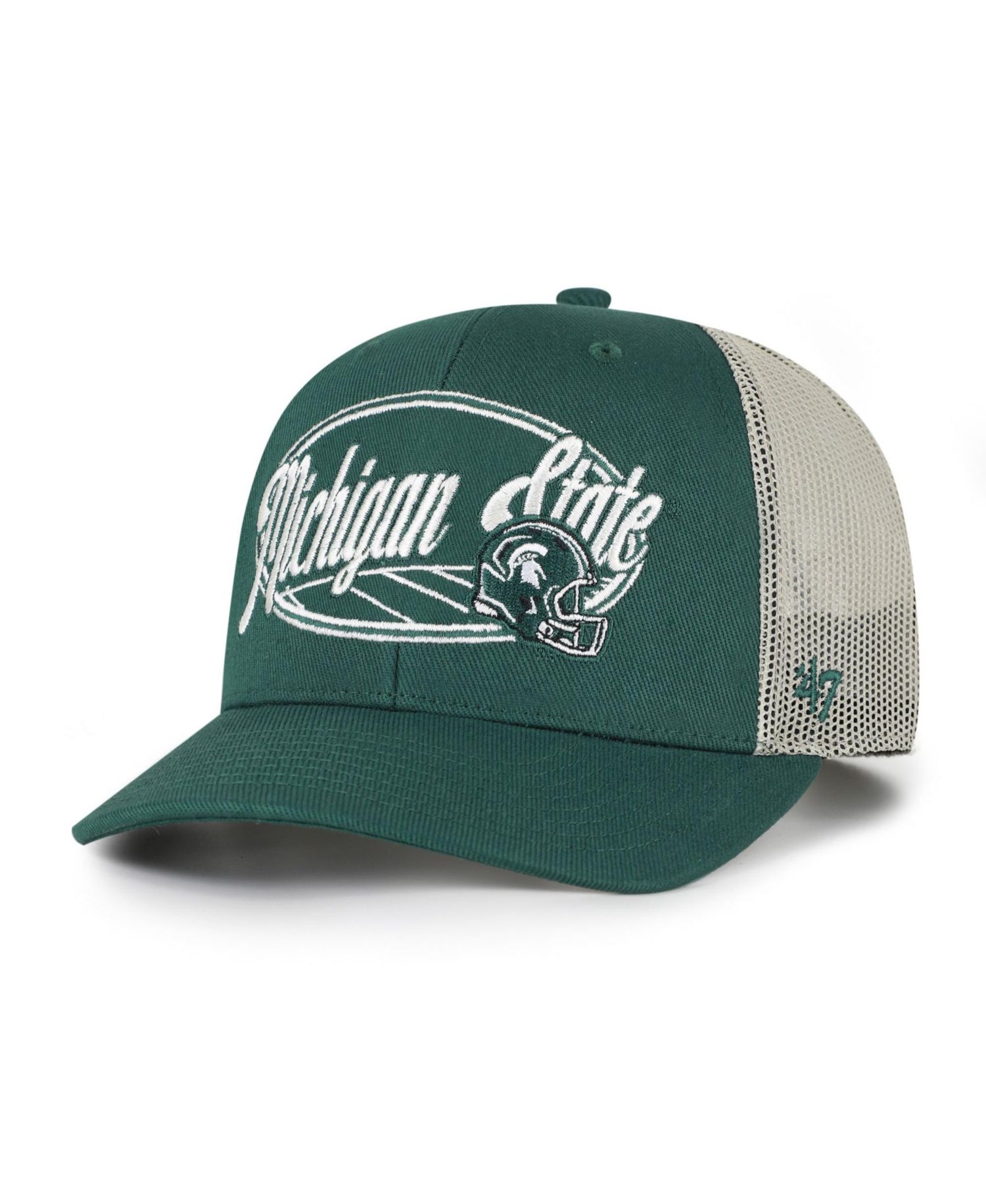 Men's and Women's '47 Green Michigan State Spartans Enfield Adjustable Trucker Hat