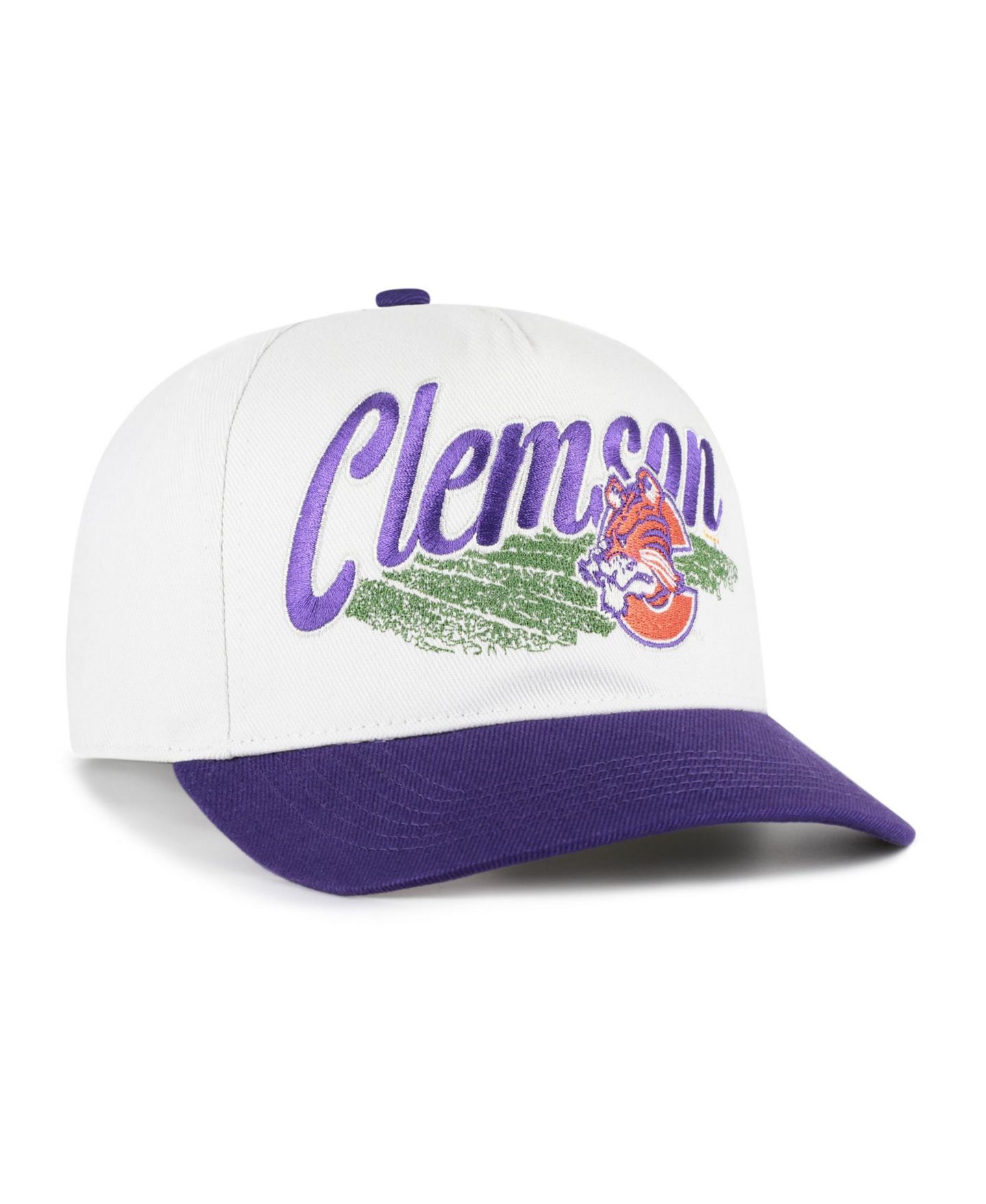 Кепка '47 Brand Natural Clemson Tigers Saturday Capsule Enfield Hitch Adjustable Hat — фото 2