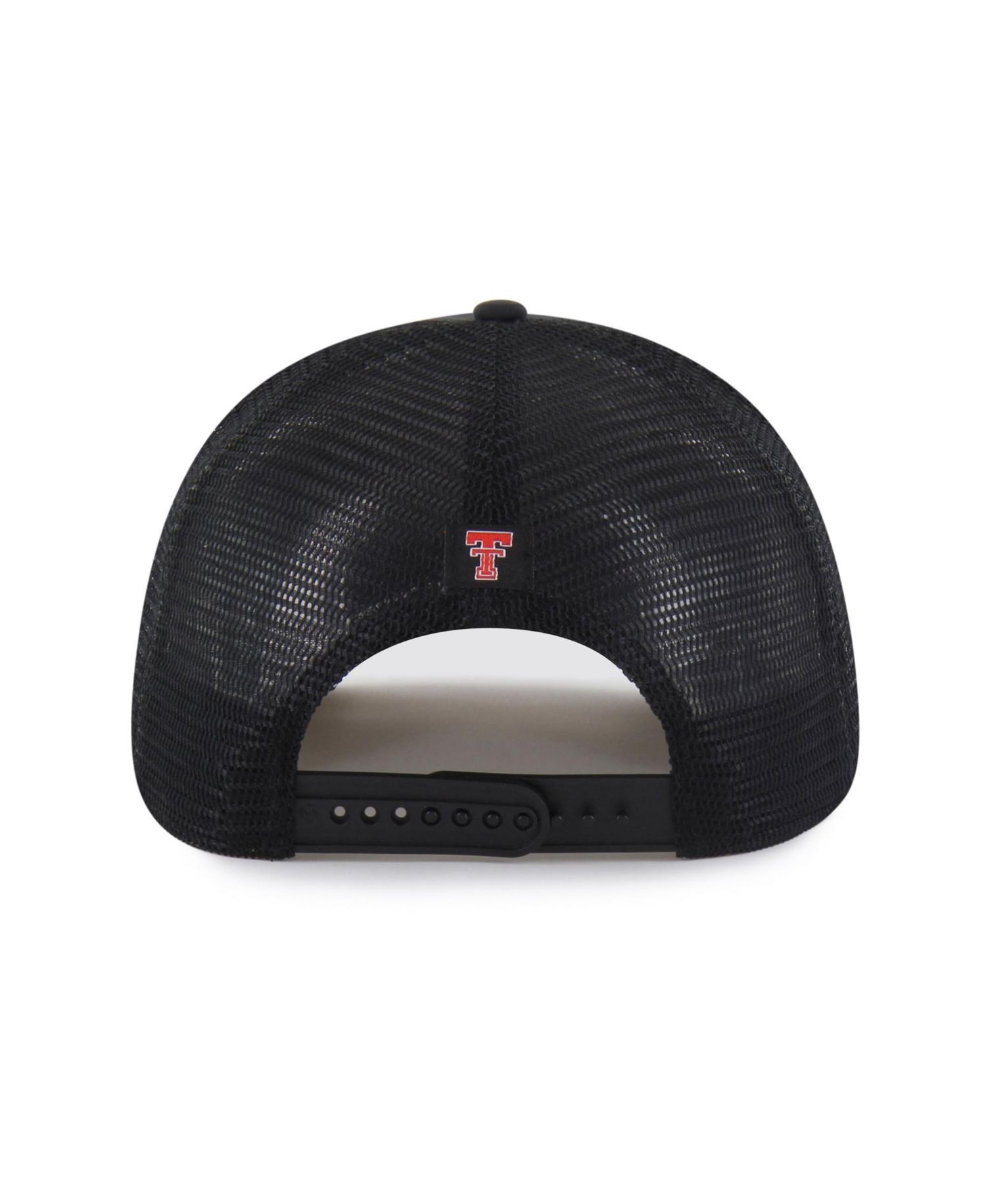 Men's and Women's '47 Black Texas Tech Red Raiders brrr&deg; Condor Mesh Hitch Adjustable Hat