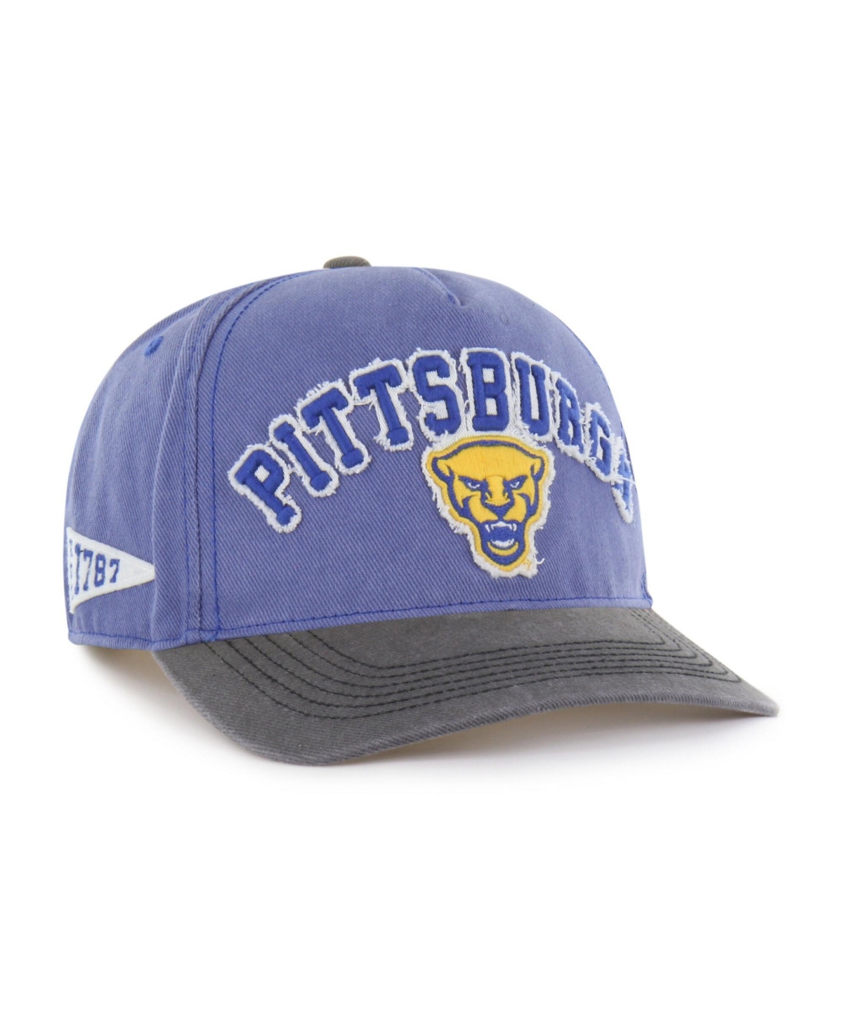 '47 Brand Men's and Women's Royal/Black Pitt Panthers Well-Worn Calderwood Hitch Adjustable Hat