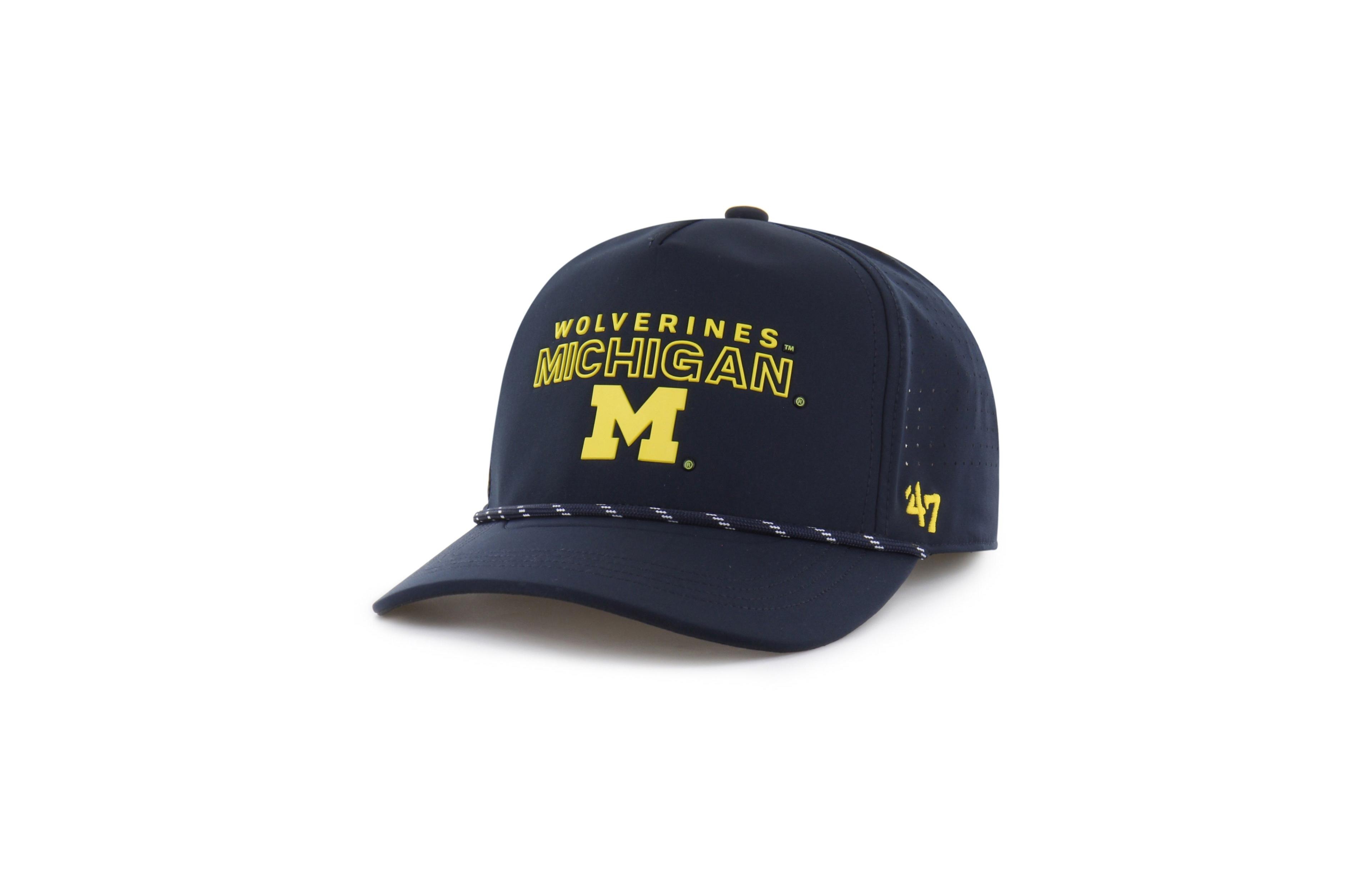 '47 Brand Men's and Women's Navy Michigan Wolverines brrr° Rope Hitch Adjustable Hat