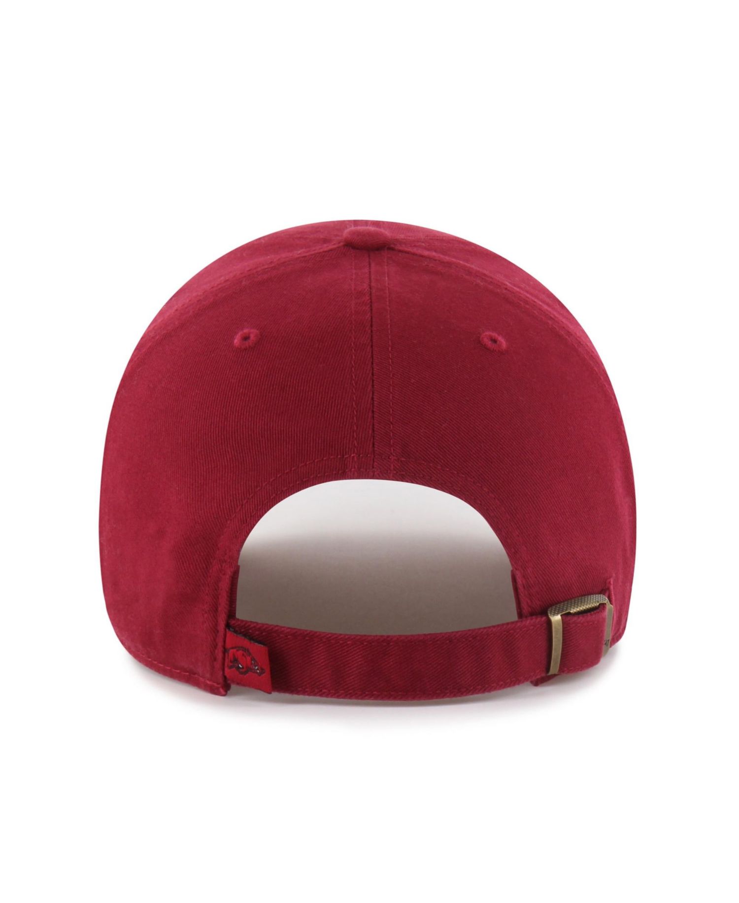 Men's and Women's '47 Cardinal Arkansas Razorbacks Mascot Clean Up Adjustable Hat