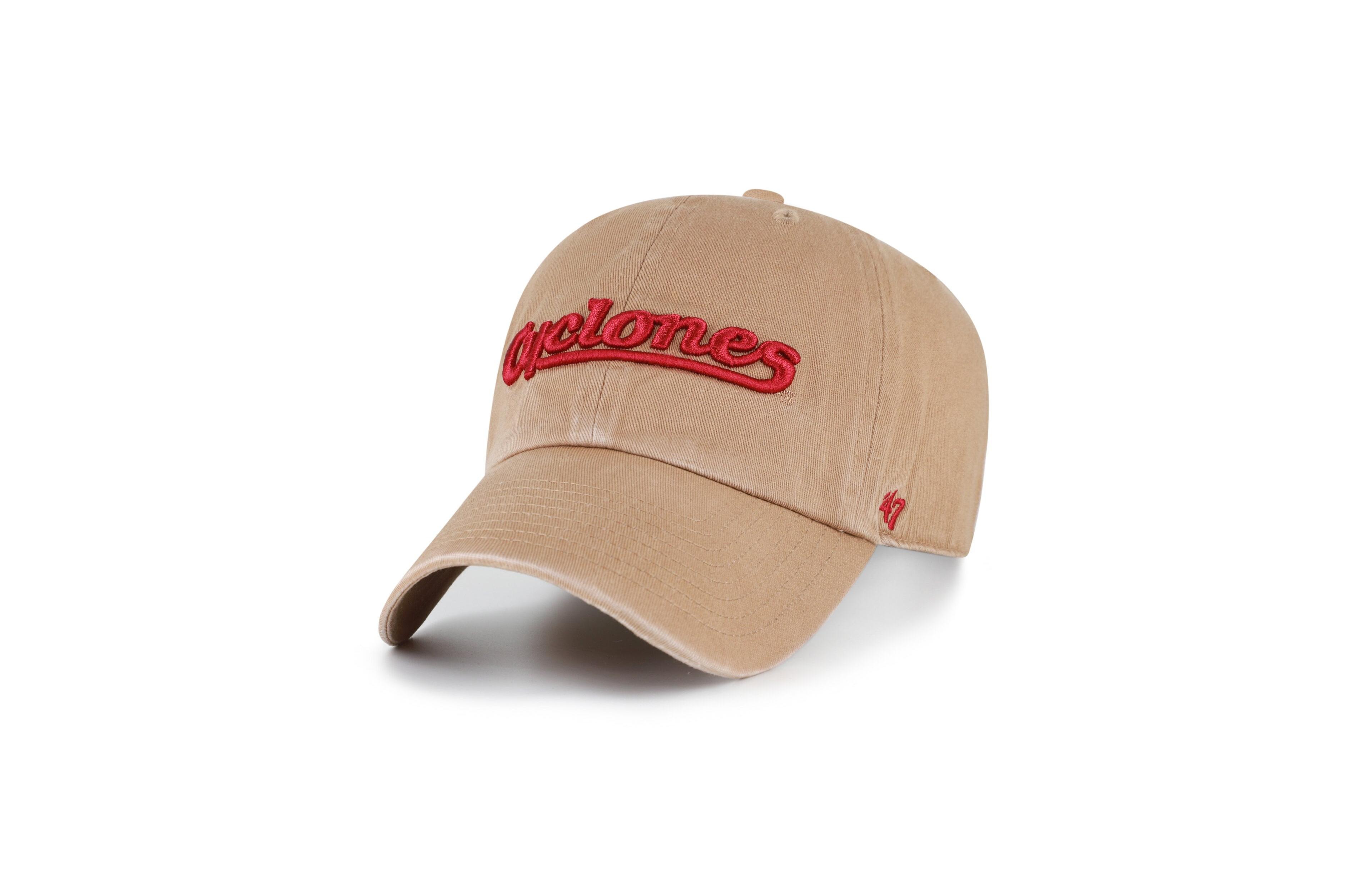 '47 Brand Men's Khaki Iowa State Cyclones Vault Clean Up Adjustable Hat