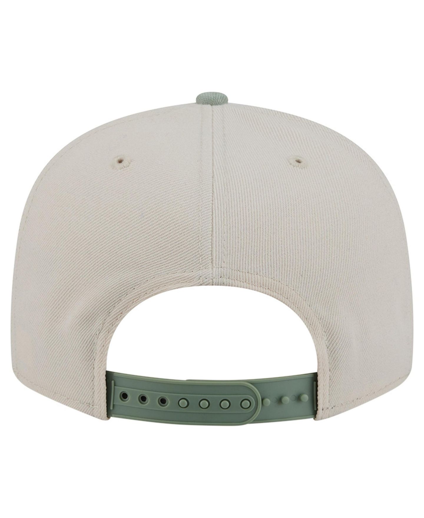 Мужские головные уборы New Era Cream/Light Green New York Knicks Color Pack 9FIFTY Snapback Hat — фото 4