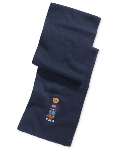 polo bear scarf set