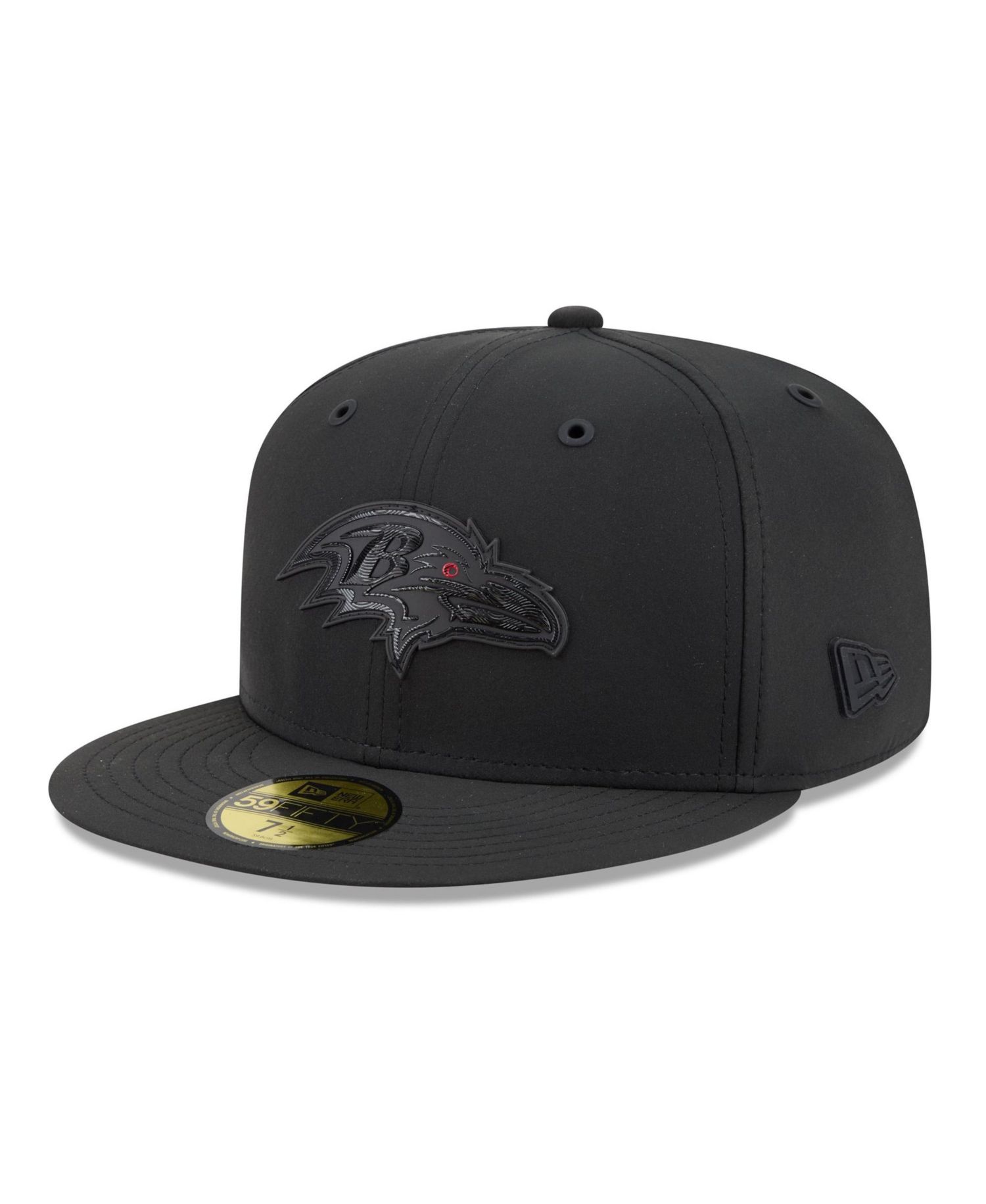 Men's Black Baltimore Ravens 2026 Sideline 59FIFTY Fitted Hat