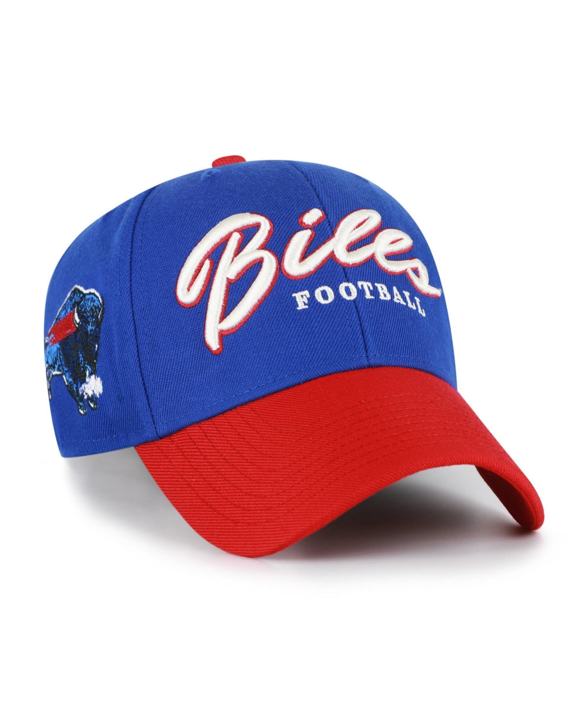 '47 Brand Men's Royal Buffalo Bills Throwback Mvp Adjustable Hat