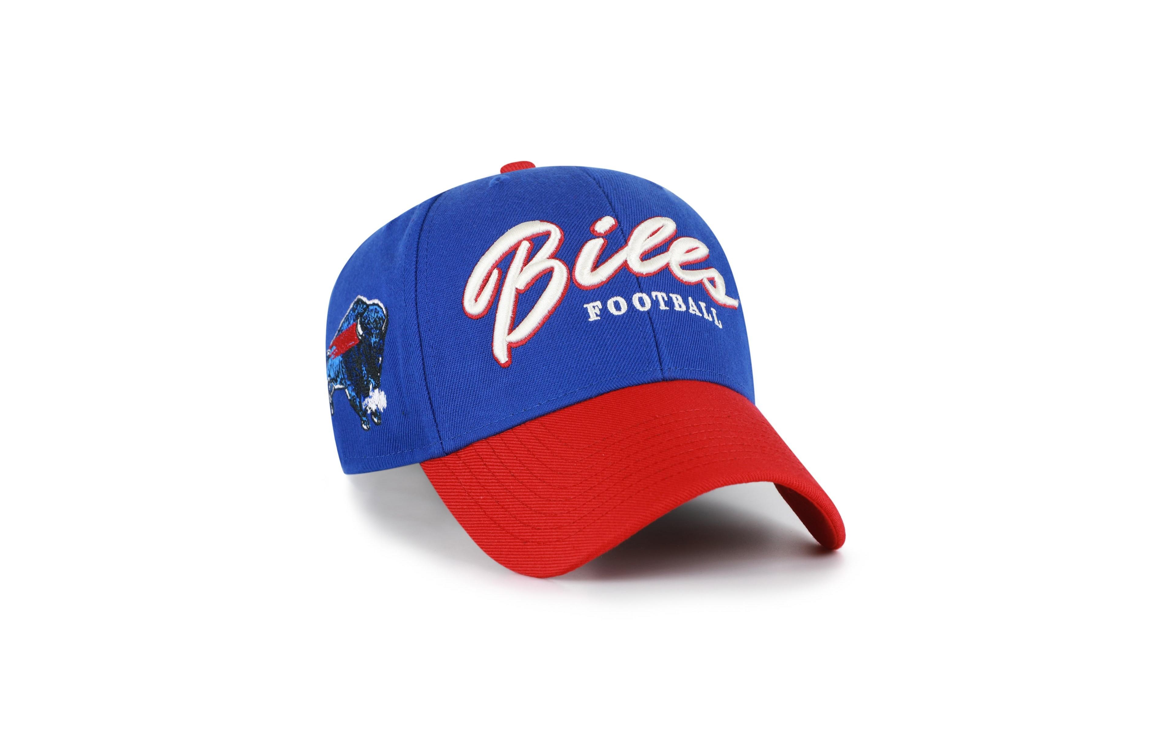 '47 Brand Men's Royal Buffalo Bills Throwback Mvp Adjustable Hat