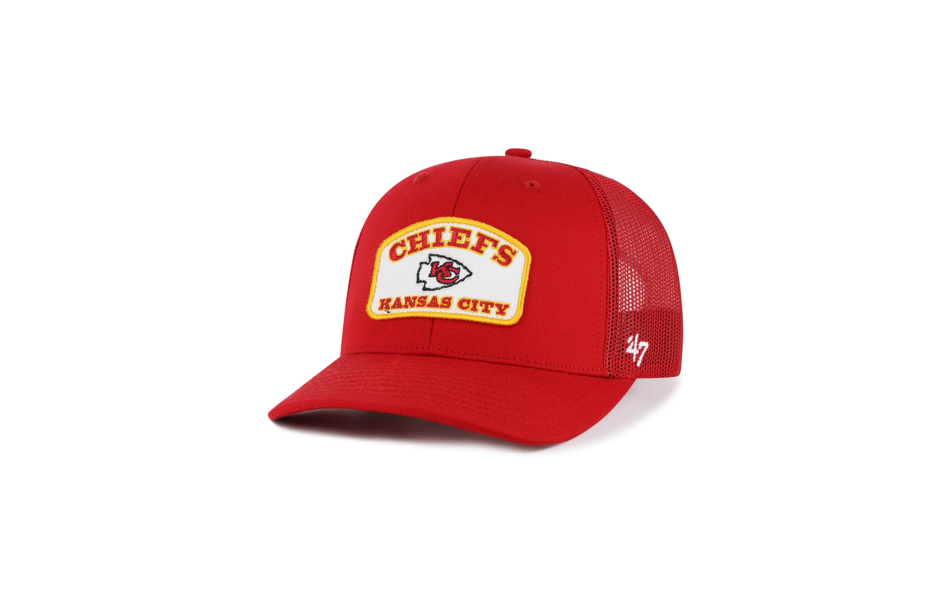 '47 Brand Men's Red Kansas City Chiefs Roadway Adjustable Trucker Hat