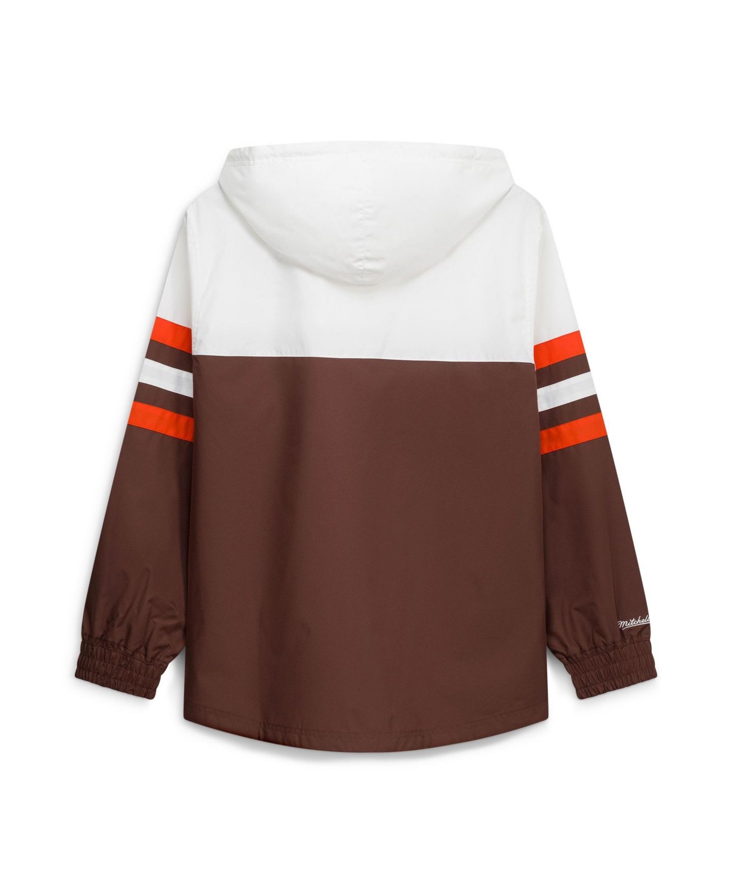 Мужская ветровка Mitchell & Ness Cleveland Browns Head Coach анорак на молнии 1/4, Brown — фото 2