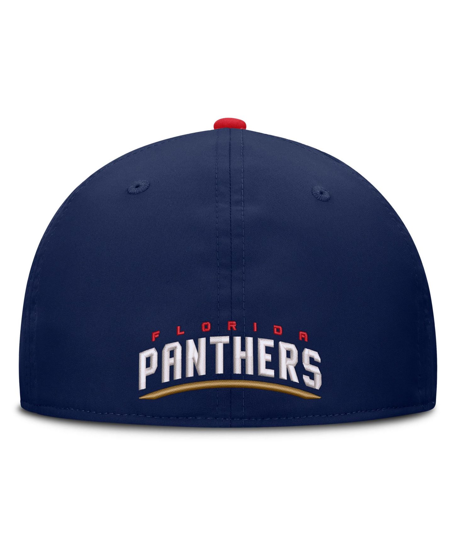 Мужской головной убор Fanatics Navy/Red Florida Panthers Fundamental Stretch Hat — фото 4