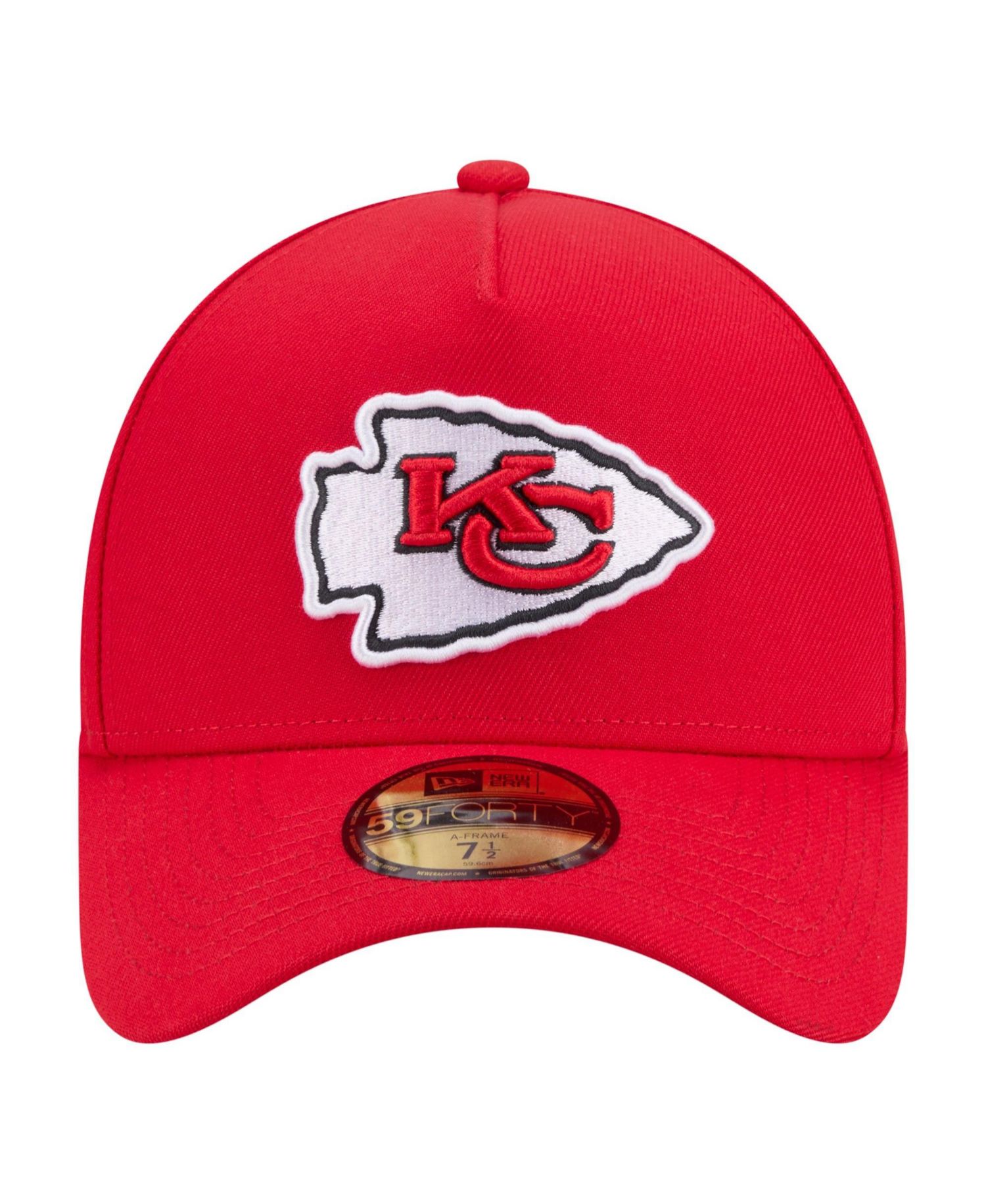 Men's Red Kansas City Chiefs A-Frame 59FORTY Fitted Hat