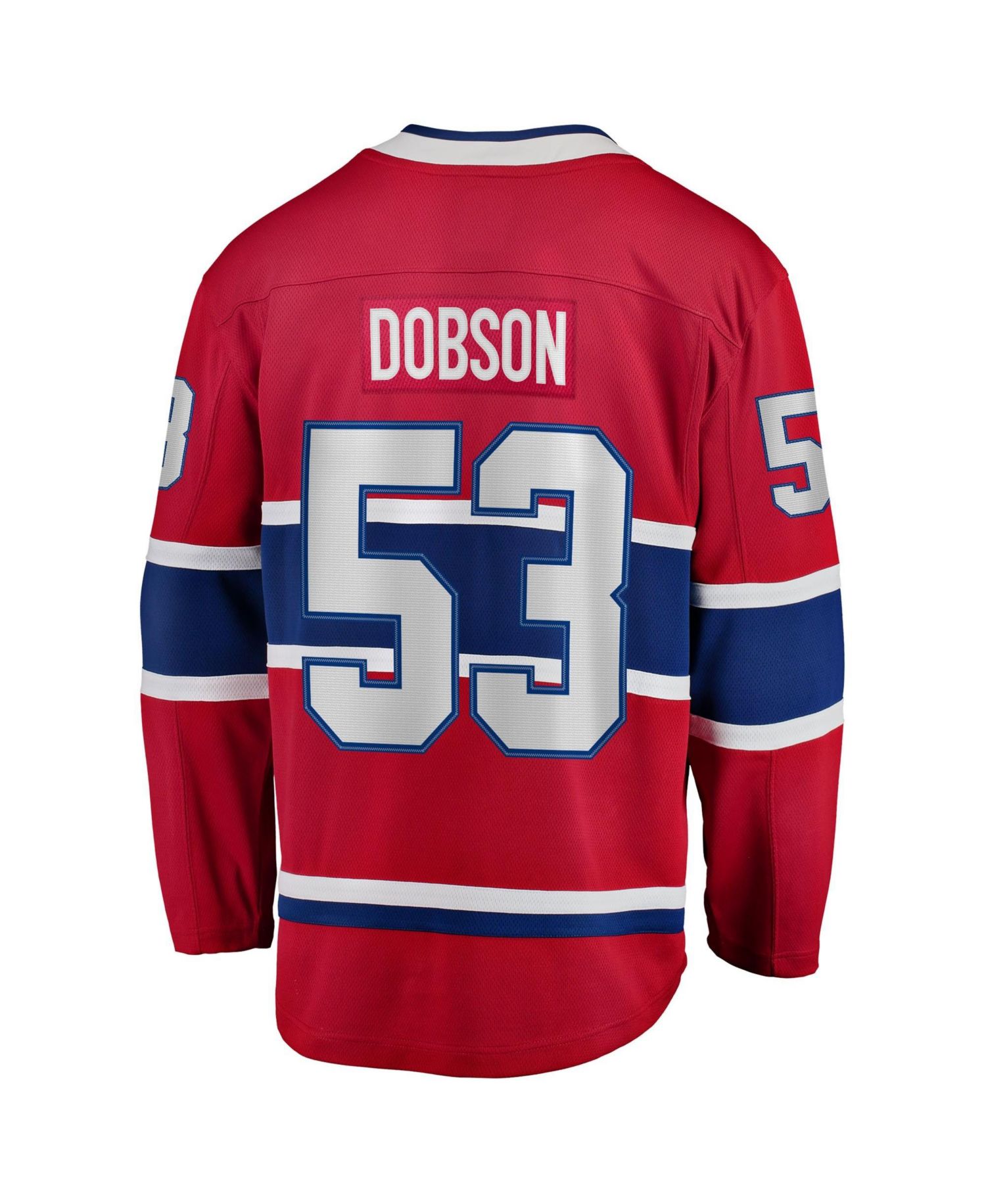 Men's Noah Dobson Red Montreal Canadiens Home Breakaway Jersey