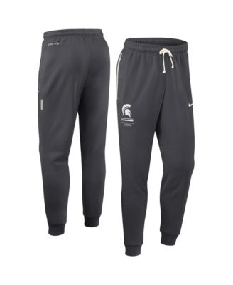 Men's Anthracite Michigan State Spartans 2026 Sideline Standard Issue Dri-FIT Taper Pants