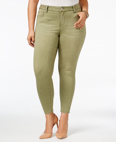 Celebrity Pink Trendy Plus Size Infinite Stretch Colored Wash Jeans