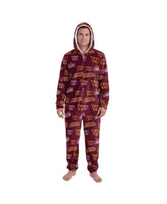 Men's and Women's Burgundy Washington Commanders Sidekick Union Suit