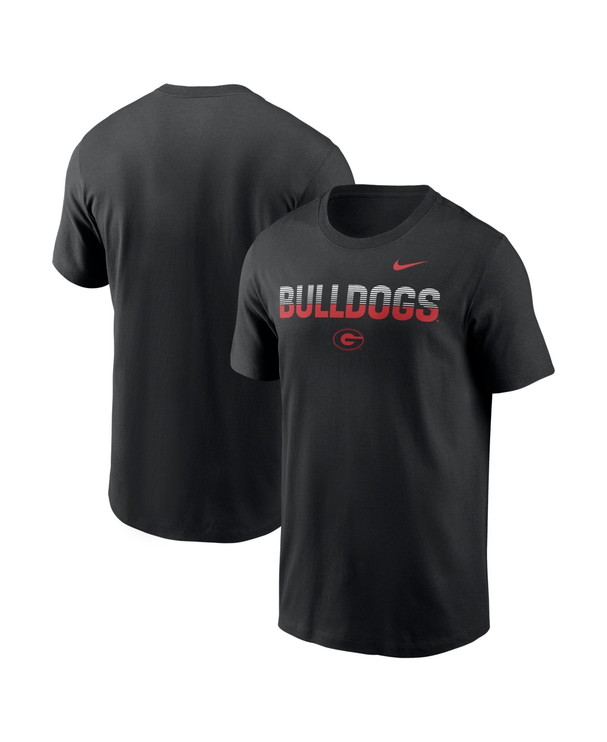 Nike Men's Black Georgia Bulldogs Primetime Kinetic T-Shirt