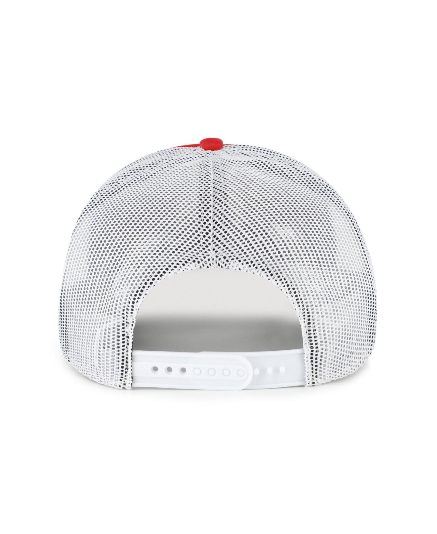 Мужская кепка '47 Brand Scarlet/White Ohio State Buckeyes Rally On Hitch Adjustable Hat — фото 3