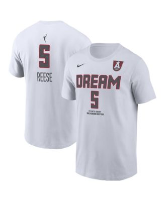 Men's Angel Reese White Atlanta Dream Name & Number Heroine Edition T-Shirt