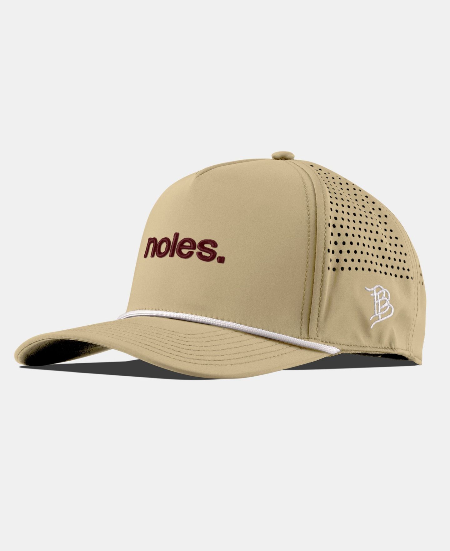 Мужской головной убор Branded Bills Khaki Florida State Seminoles Statement Adjustable Rope Hat — фото 1