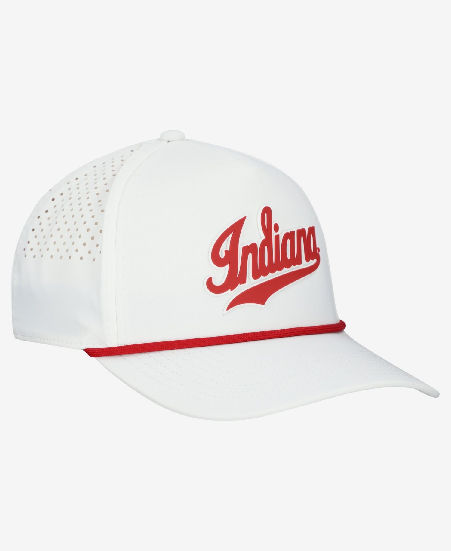 Men's White Indiana Hoosiers Classic Adjustable Rope Hat