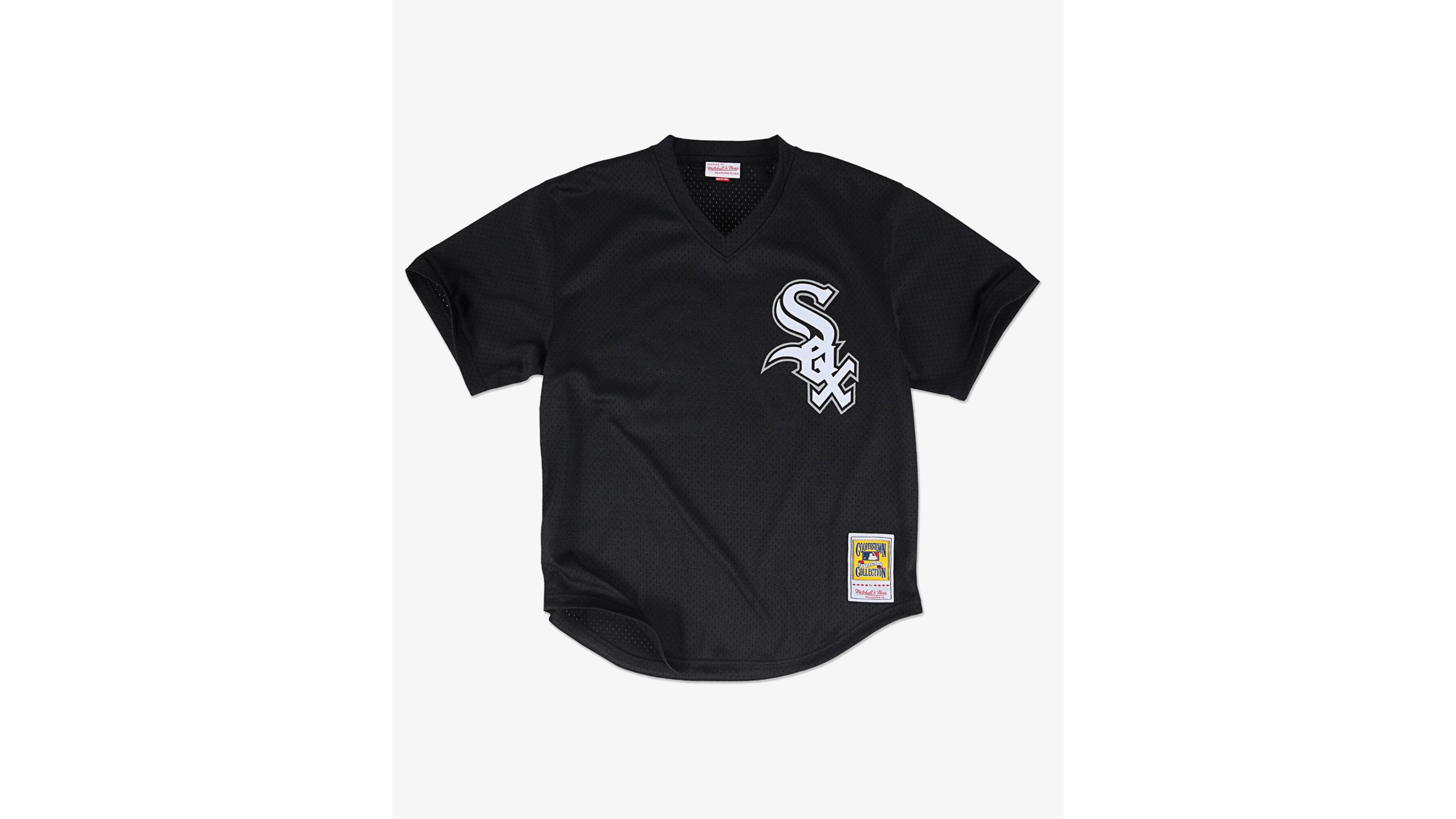 Mitchell & Ness Men's Mitchell Ness Bo Jackson Black Chicago White Sox Authentic Batting Practice Jersey