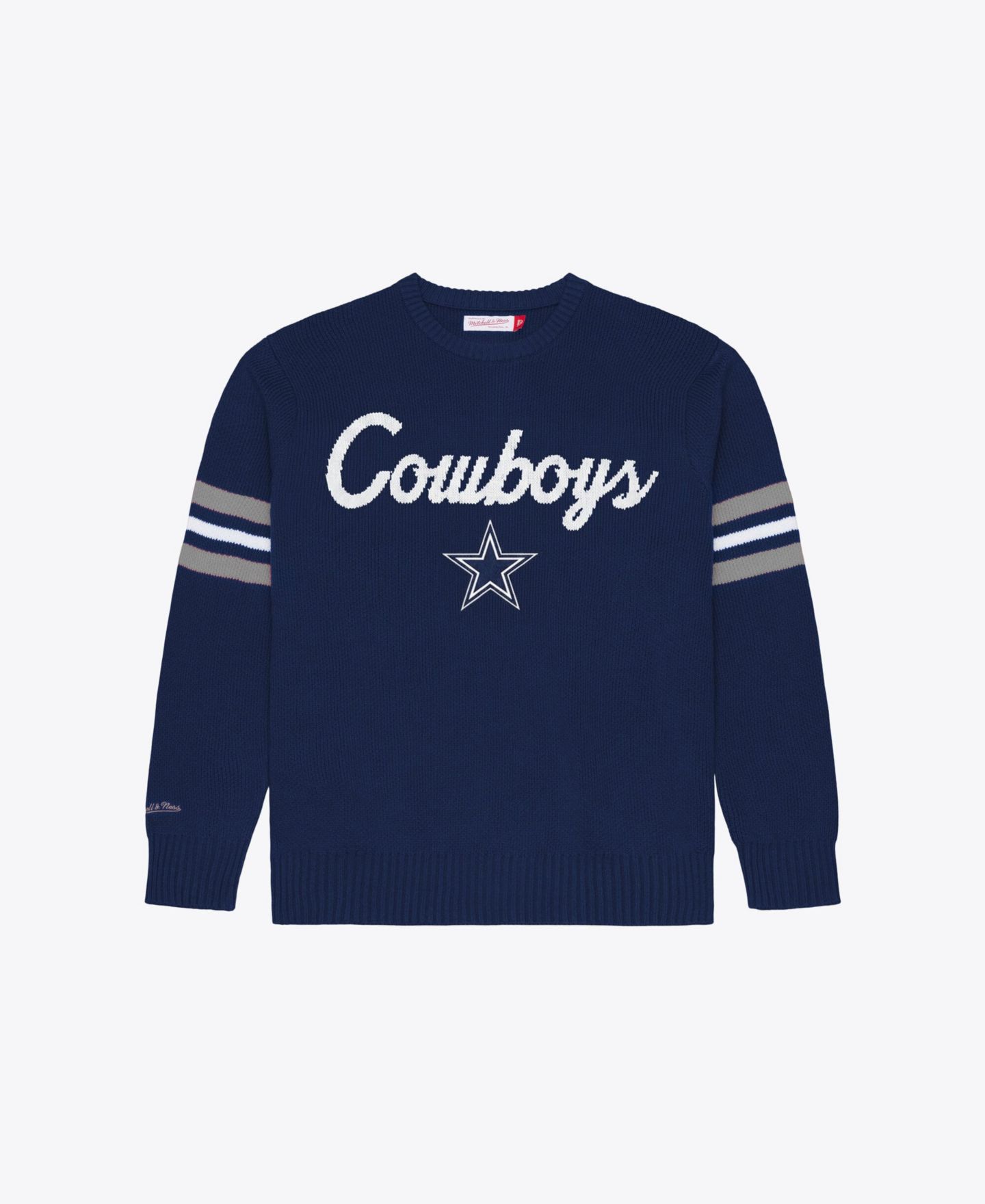Мужской свитер Mitchell & Ness Dallas Cowboys Head Coach, Navy, цвет: Тёмно-синий — фото 1