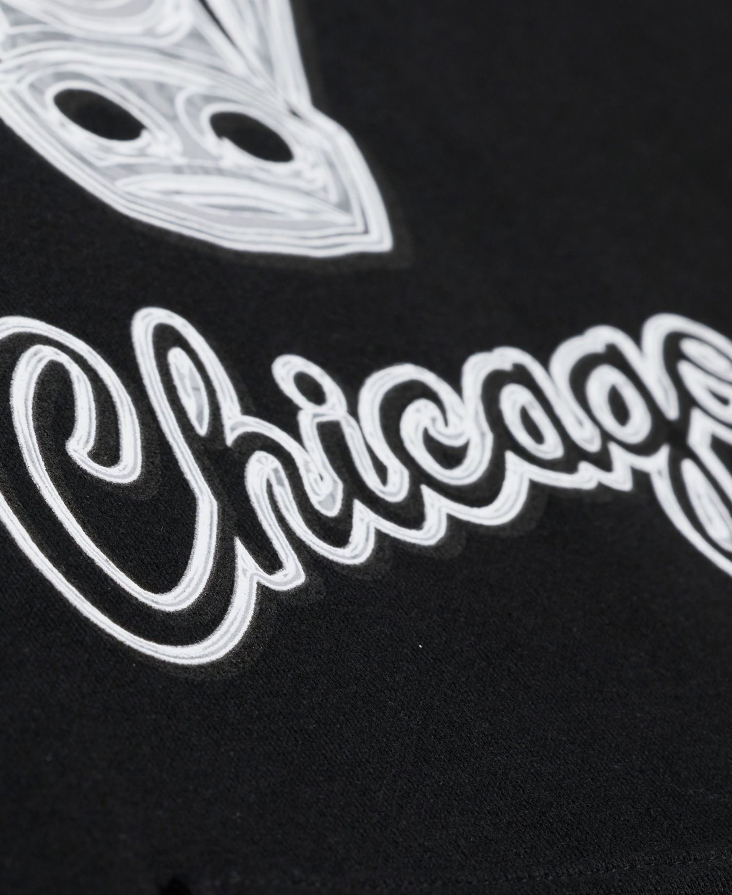 Men's Black Chicago Bulls Chrome Hoodie