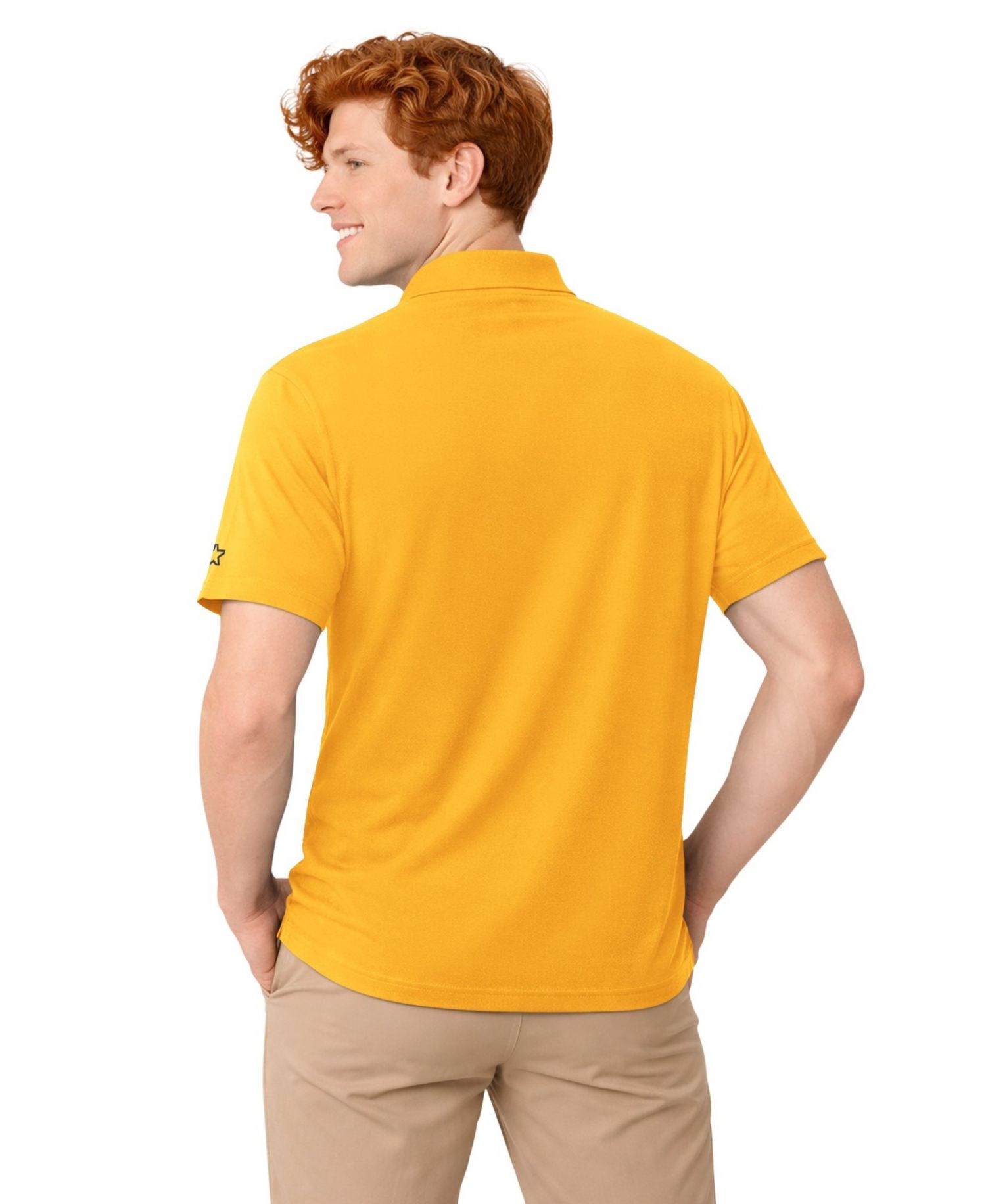 Men's Black/Gold Pittsburgh Steelers Two-Pack Logo Polo Set