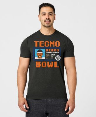 Men's and Women's Walter Payton Charcoal Chicago Bears Tecmo Bowl Retired Player Graphic Tri-Blend T-Shirt