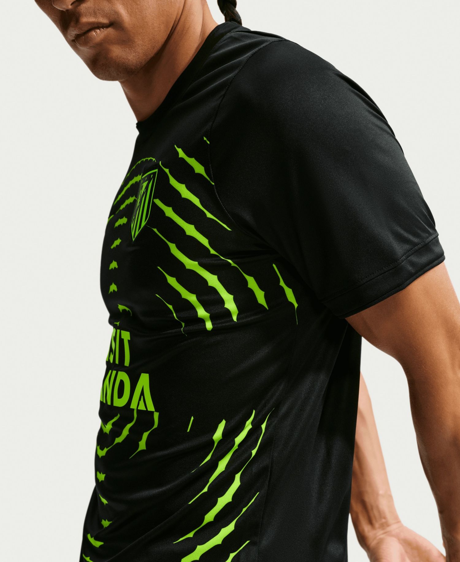 Men's Black Atletico de Madrid 2026/27 Away Pre-Match Top