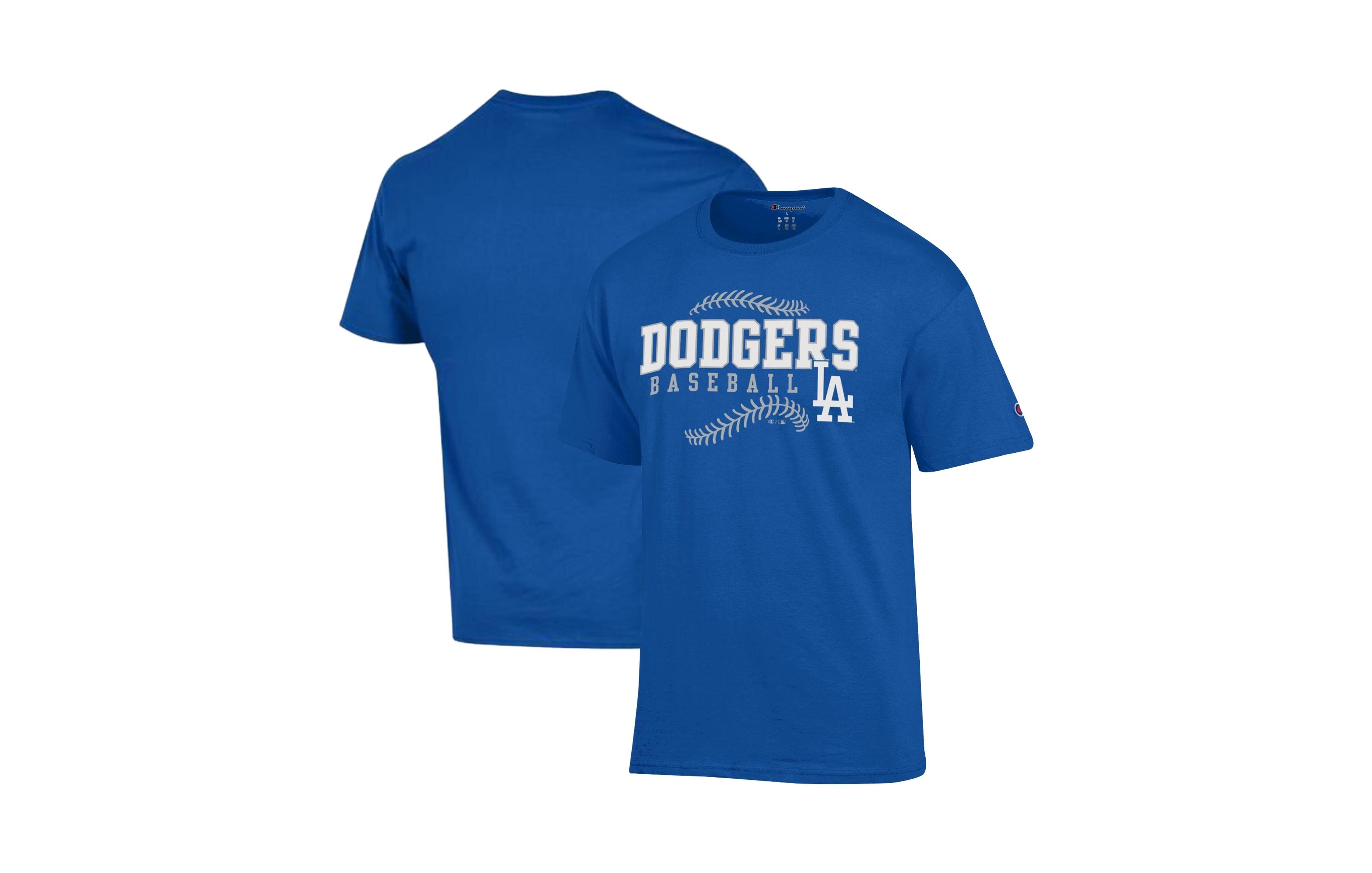 Champion Men's Royal Los Angeles Dodgers Baseball T-Shirt