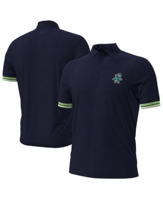 Men's Navy Notre Dame Fighting Irish Aura Cuff Polo