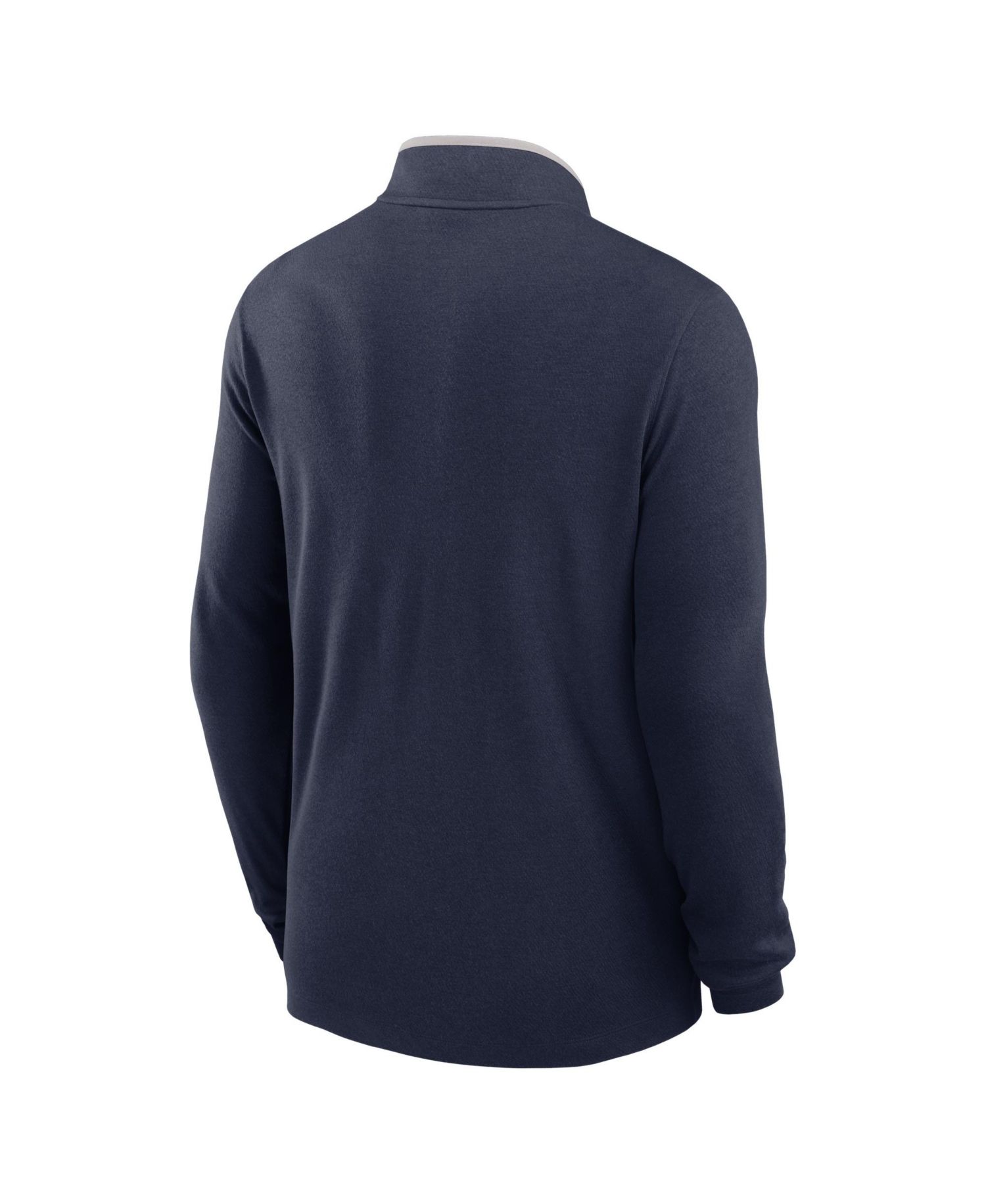 Men's Navy West Virginia Mountaineers Rushing Mascot Dri-FIT Victory Half-Zip Pullover