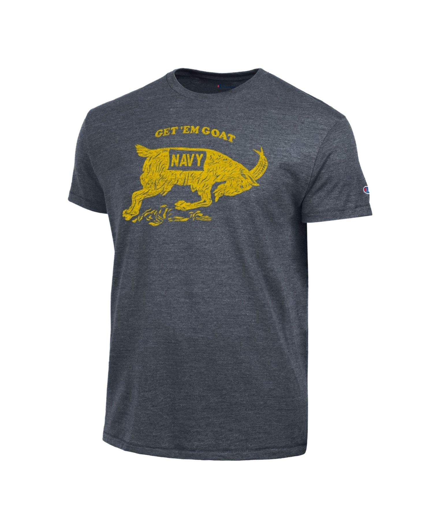 Men's Navy Navy Midshipmen Vintage Triumph Tri-Blend T-Shirt
