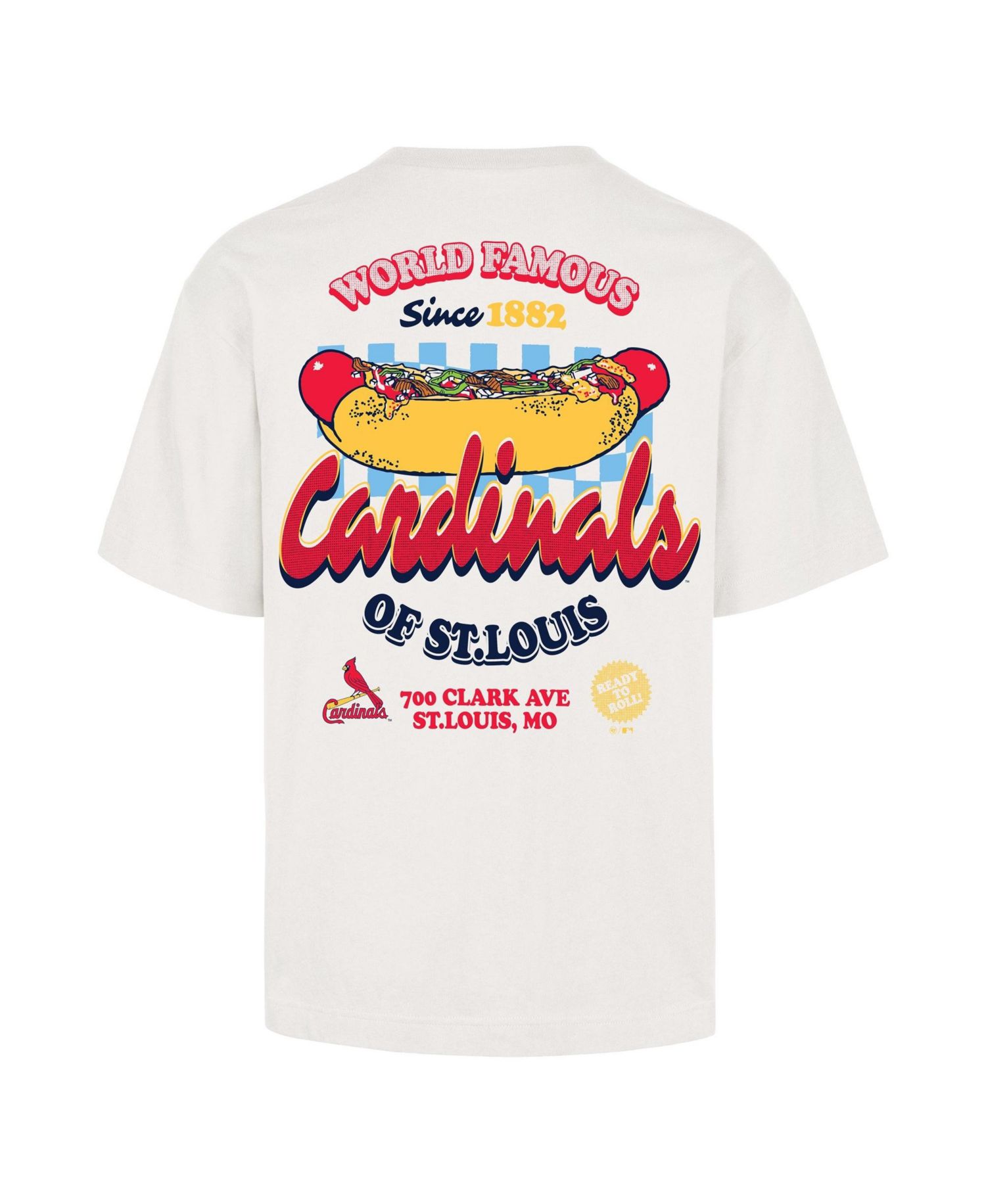 Men's '47 Cream St. Louis Cardinals Glizzy T-Shirt