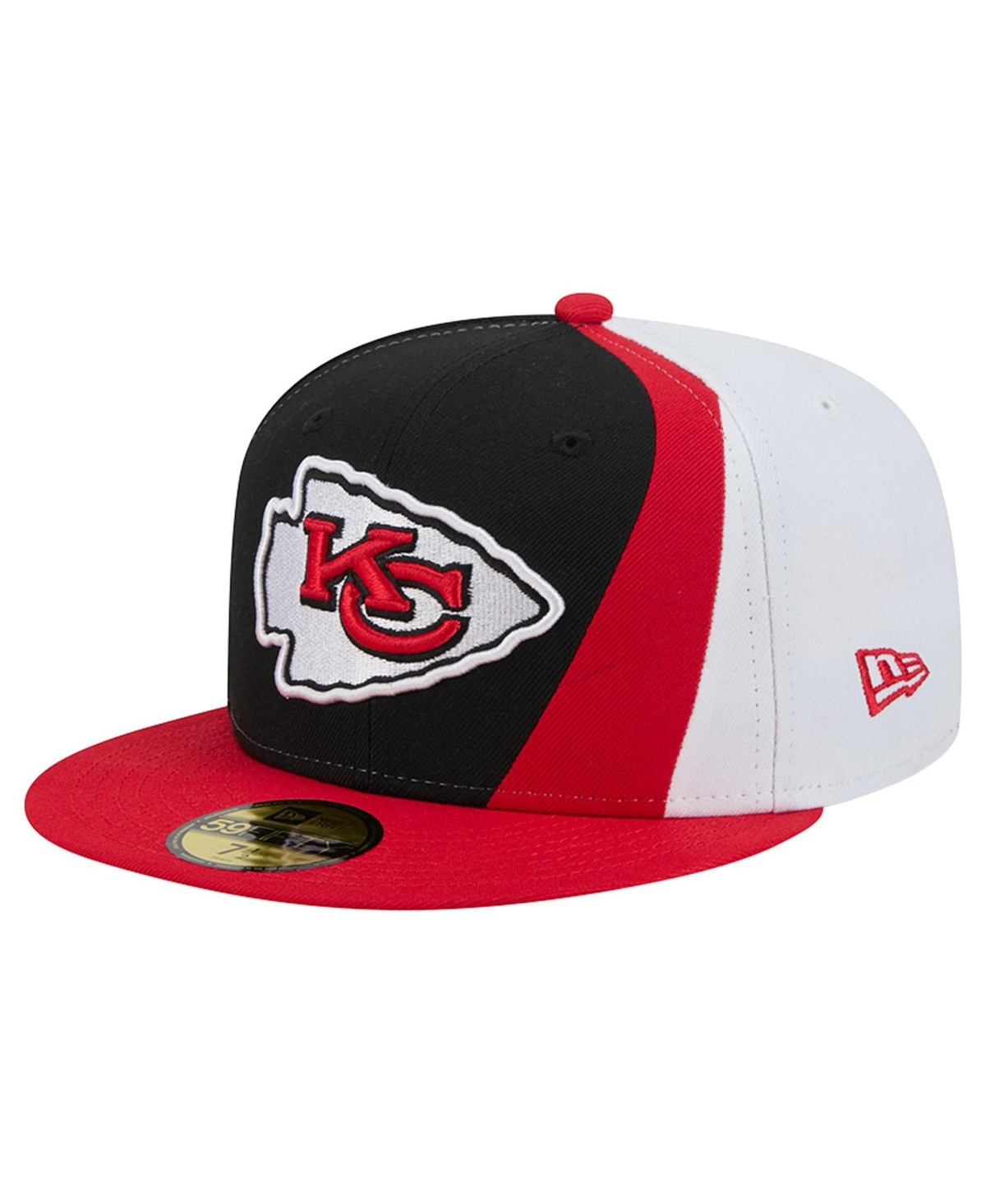 New Era Men's Black/Red Kansas City Chiefs Shock 59FIFTY Fitted Hat