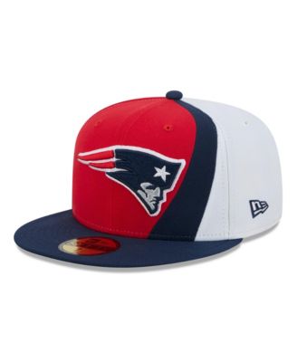 Men's Red/Navy New England Patriots Shock 59FIFTY Fitted Hat