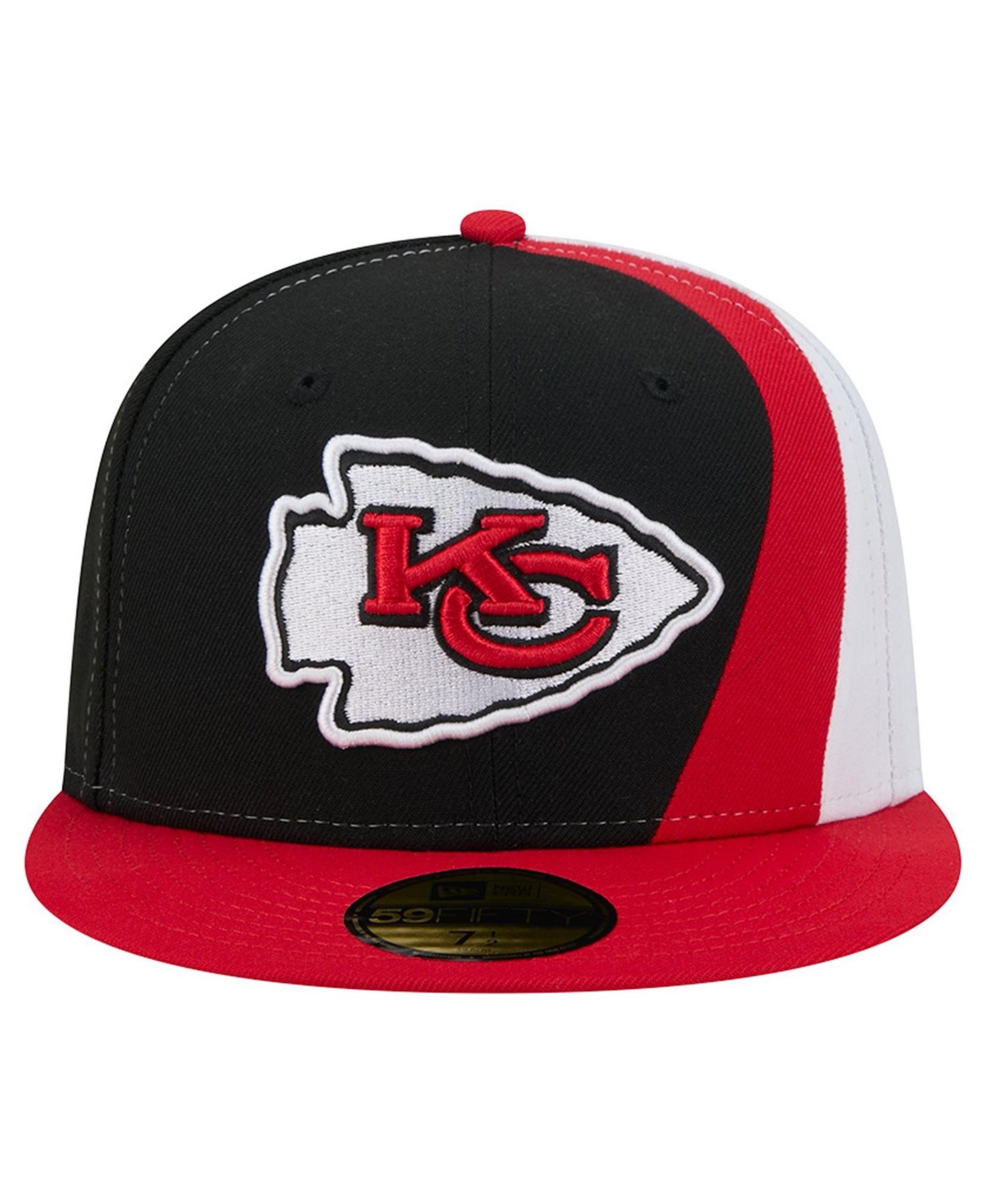 Men's Black/Red Kansas City Chiefs Shock 59FIFTY Fitted Hat