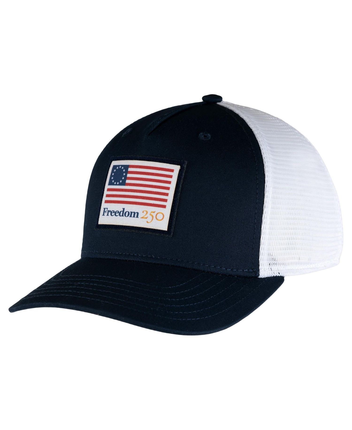 Men's and Women's Navy Air Force Falcons Americana Wave Rider Trucker Adjustable Hat
