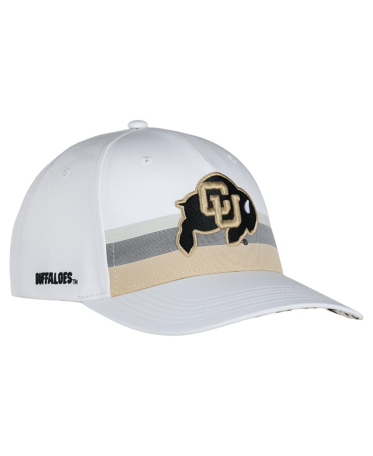 Ahead Men's And Women's White Colorado Buffaloes The Sideline Adjustable Hat