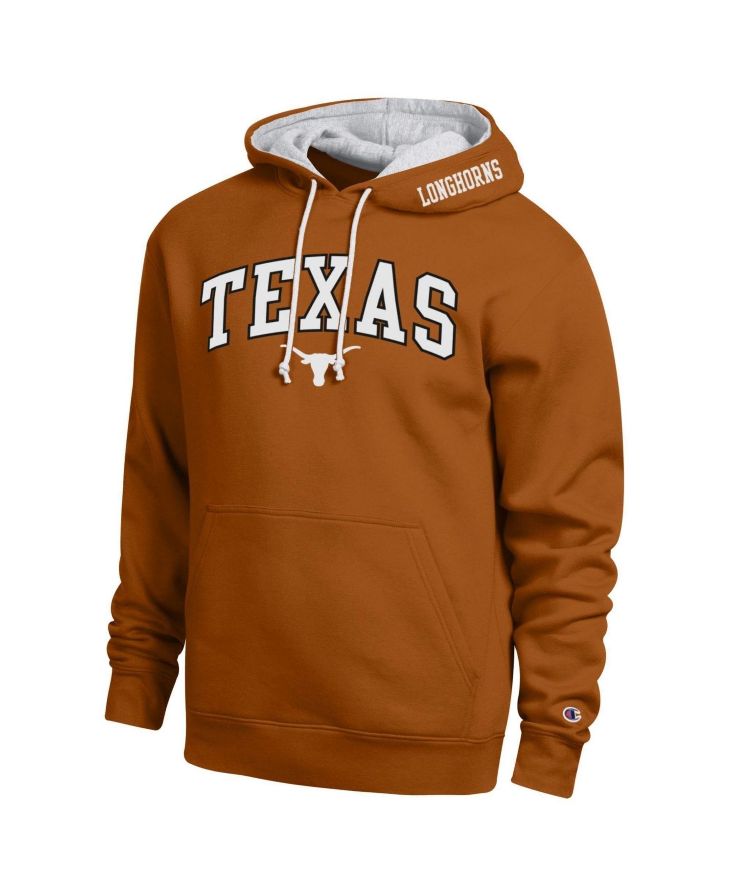 Men's Texas Orange Texas Longhorns Arch Tackle Twill Hoodie
