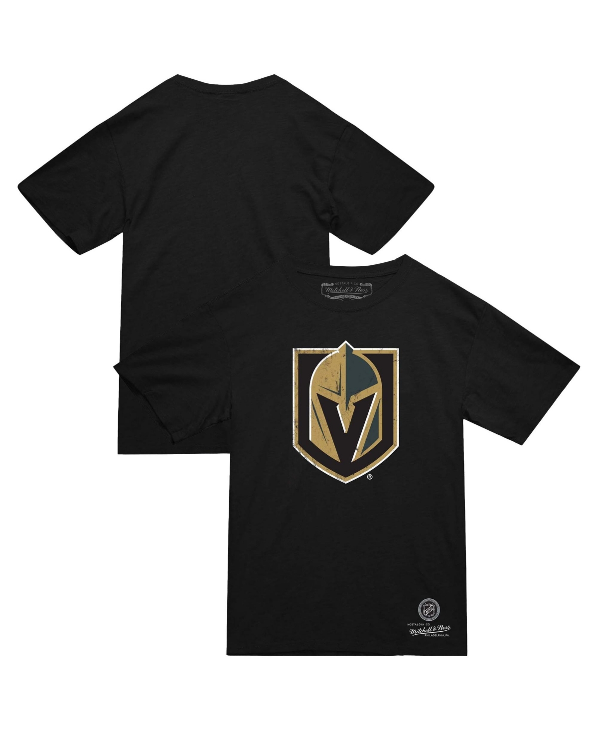 Mitchell & Ness Men's Black Vegas Golden Knights Heritage T-Shirt